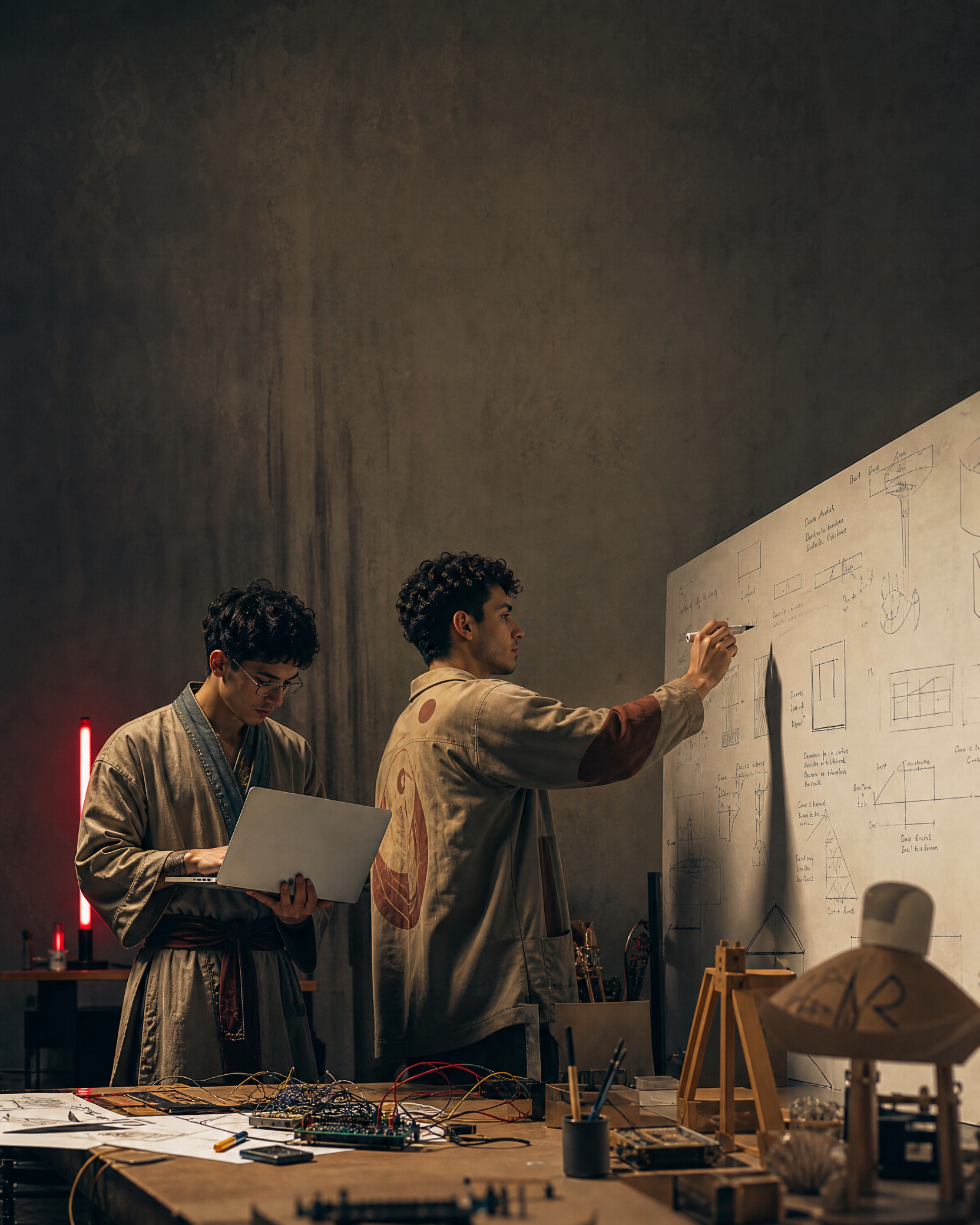 Students solving coding problems during Bizerte Tcodi